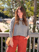 Rose & Lee Co Marianna Sweater, Dark Grey by The Normal Brand Sweaters