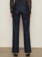 Dark Denim Straight Leg Jeans