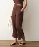 Rose & Lee Co Cali Pants, Chocolate by Marine Layer Pants