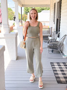 Rose & Lee Co Coralina Tank, Sage by Marine Layer Tanks