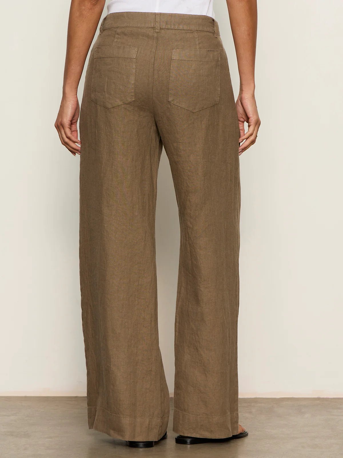 Rose & Lee Co The Marine Linen Pants, Timber by Sanctuary Pants