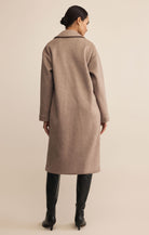 Long Sleeve Heathered Luxe Oversized Coat