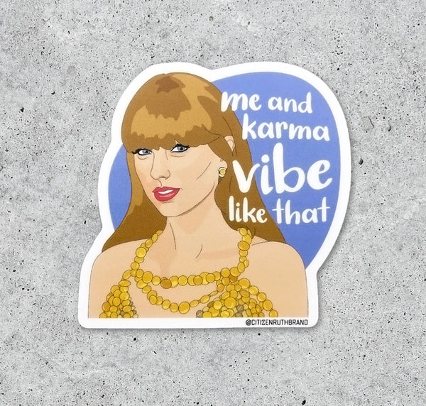 Taylor and Travis Karma Sticker – Enchanted on Main