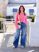 Rose & Lee Co Medina Cardigan, Disco Pink by Z Supply Cardigan