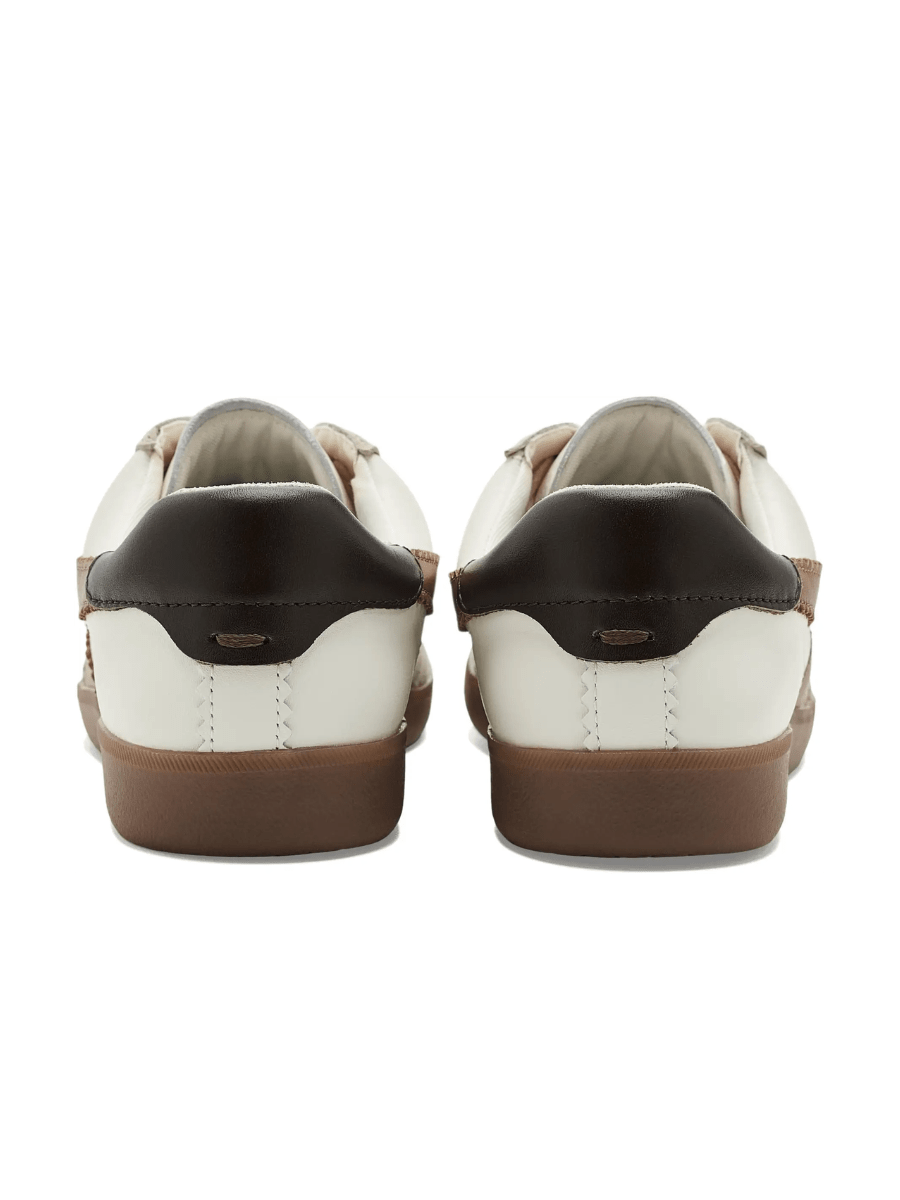 Rose & Lee Co Merit Sneakers, White/Tan Leather by Dolce Vita Accessories