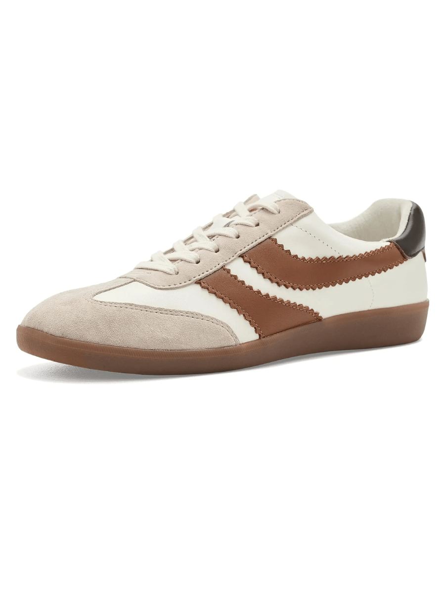 Rose & Lee Co Merit Sneakers, White/Tan Leather by Dolce Vita Accessories
