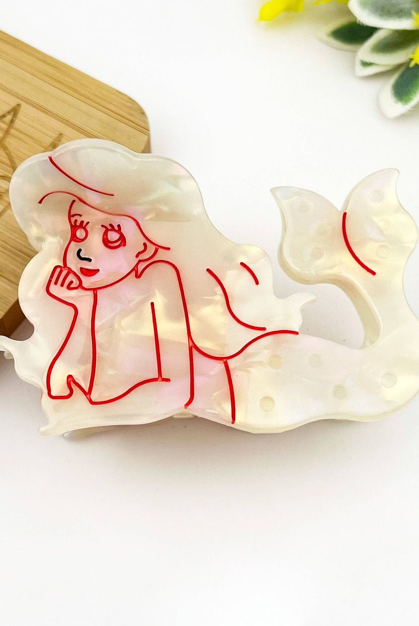 Rose & Lee Co Mermaid Claw Clip Accessories