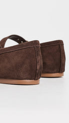 Rose & Lee Co Mikel Ballet Flats, Dark Brown Suede by Dolce Vita Accessories