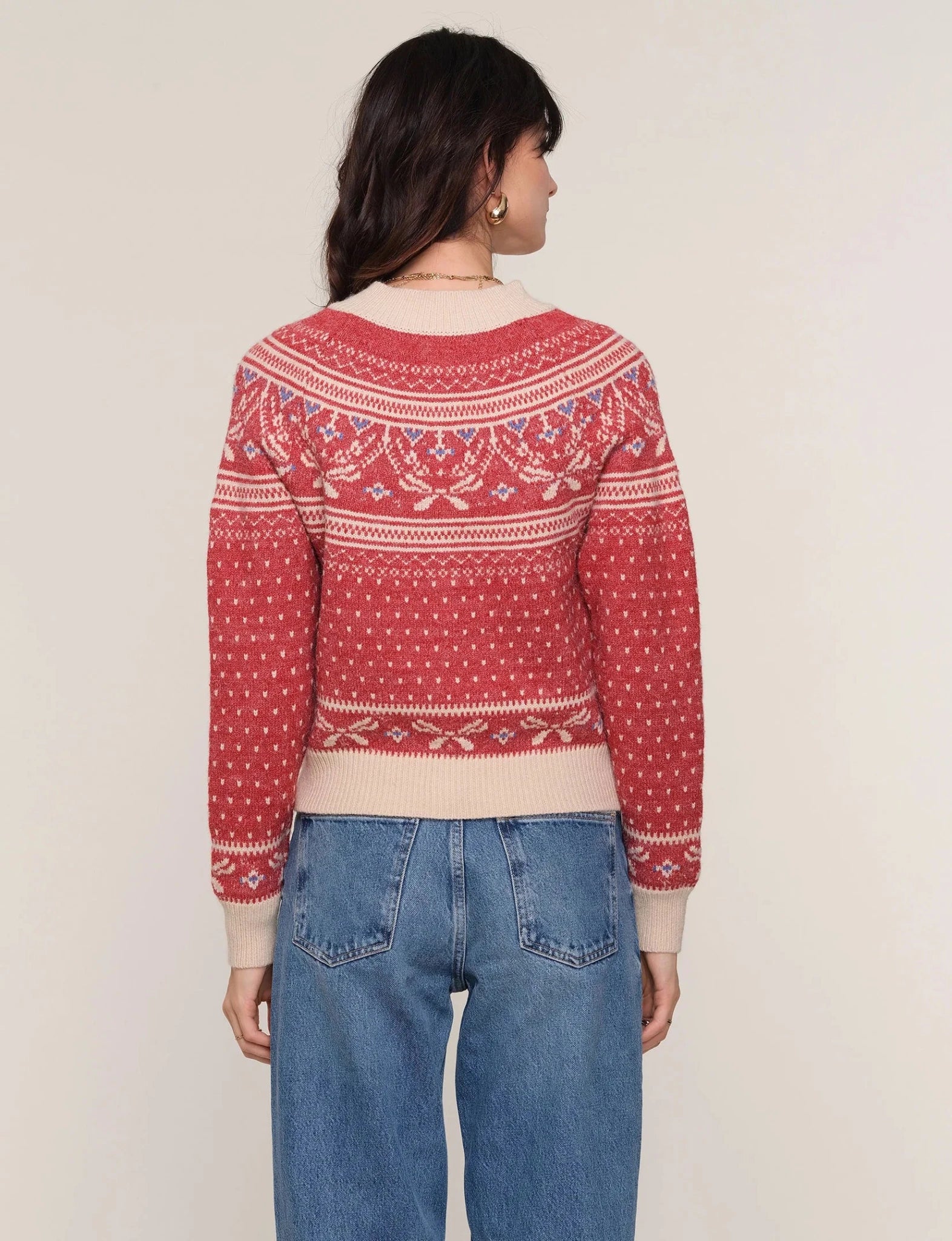 Rose & Lee Co Morrie Cardigan, Scarlet Cardigan