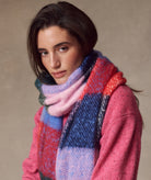 Rose & Lee Co Brushed Scarf, Multi Check by Marine Layer Accessories