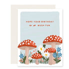 Rose & Lee Co Mushroom Birthday Card Stationery