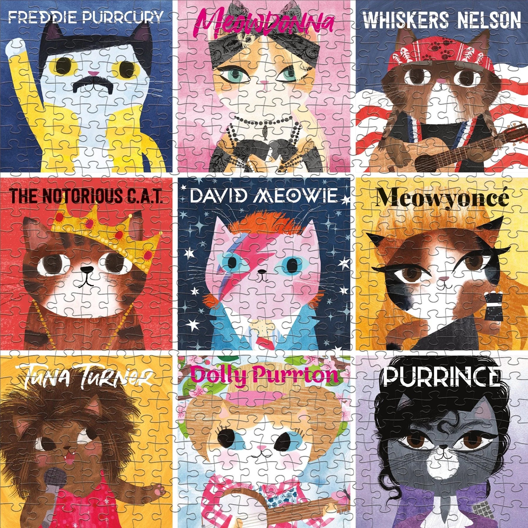 500 Piece Funny Cat Puzzle