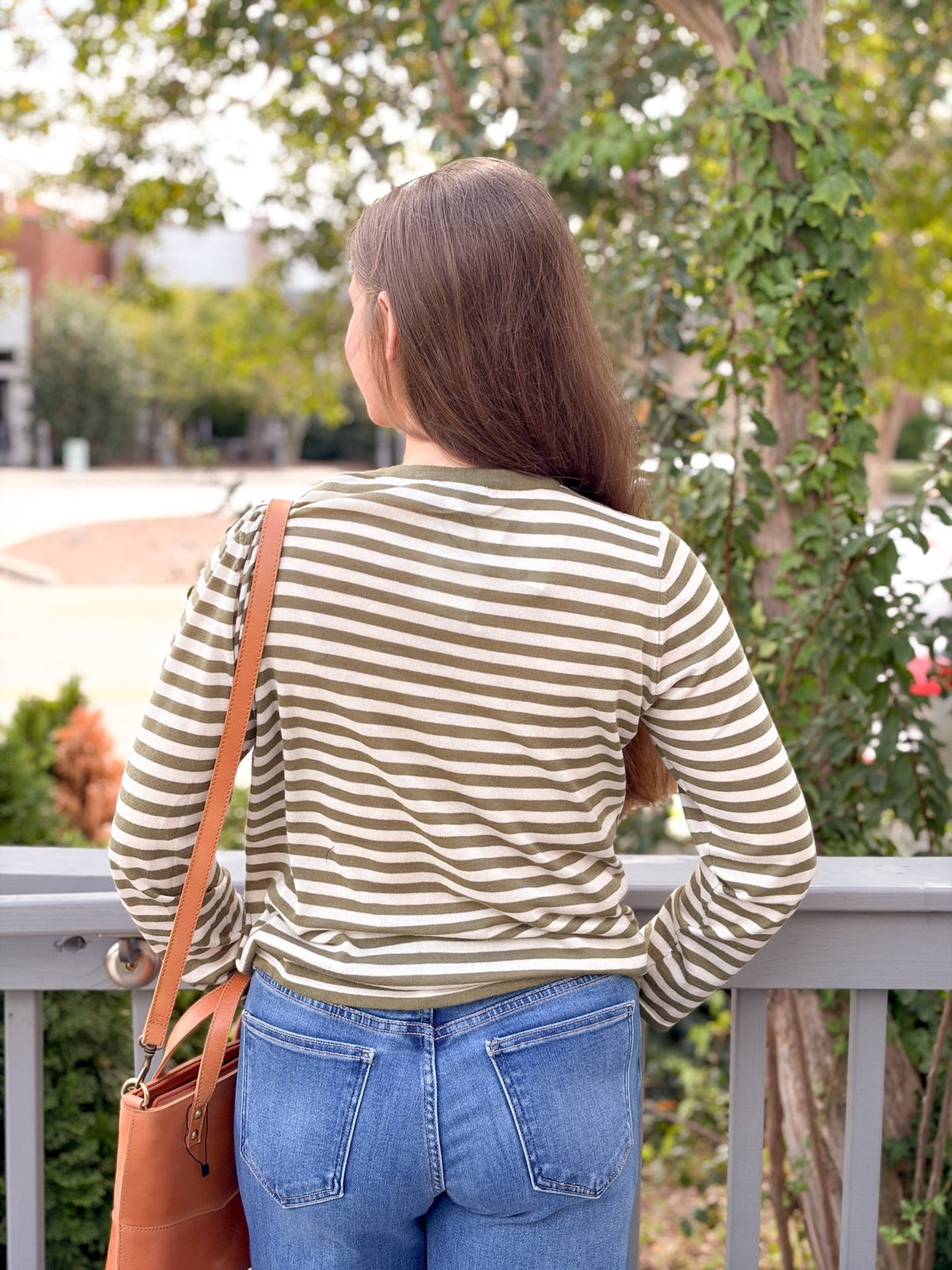 Rose & Lee Co Myah Top, Matcha Long Sleeve