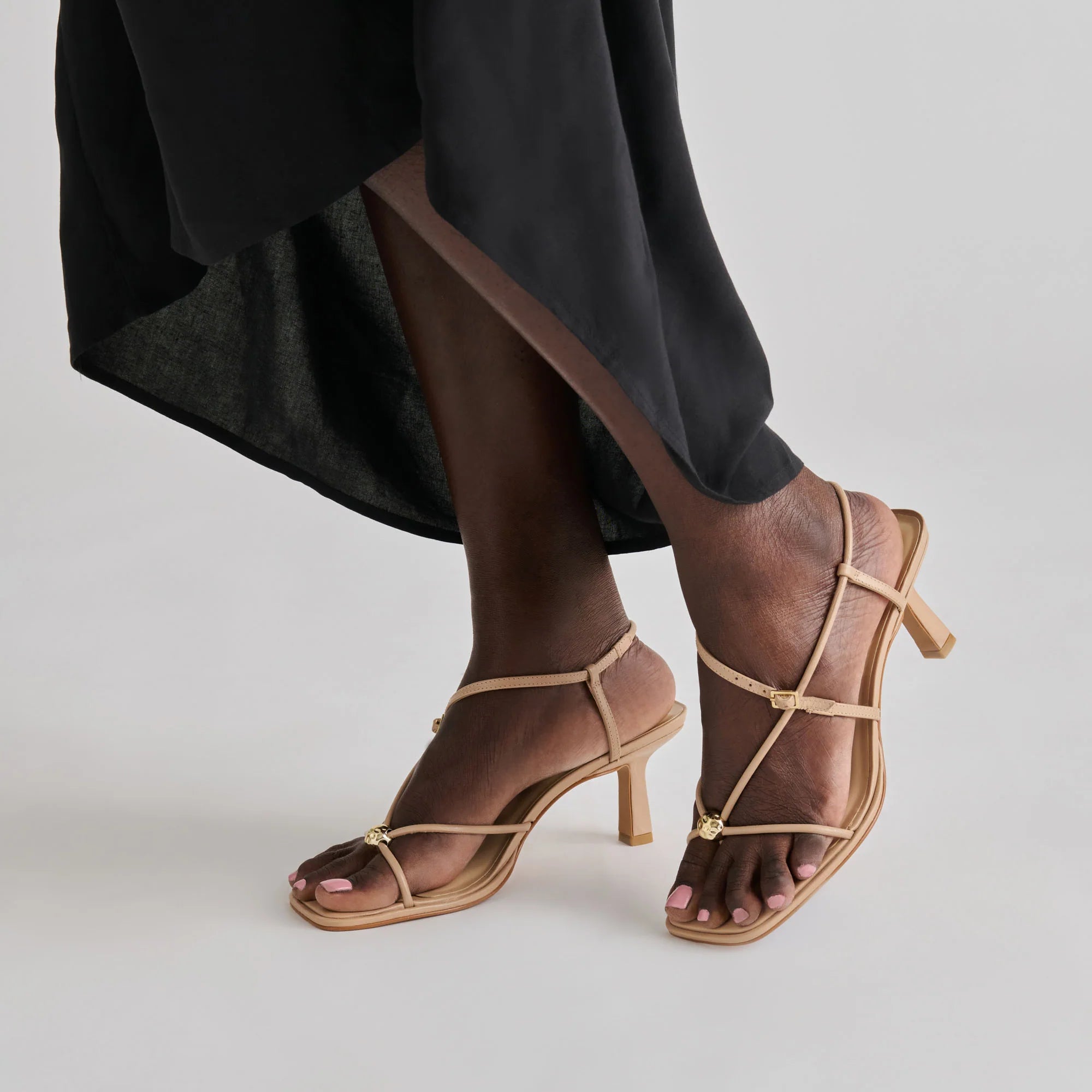 Rose & Lee Co Mylee Heels, Light Tan Leather by Dolce Vita Accessories