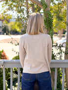 Rose & Lee Co Naomi Cardigan, Taupe Heather Cardigan