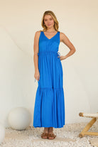 Rose & Lee Co Natalie Dress, Blue Work Dress