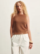 Rose & Lee Co Natural State Tank, Toasted Coconut Metallic by Sanctuary Tanks