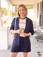 Rose & Lee Co Maya Jacket, Navy Jackets