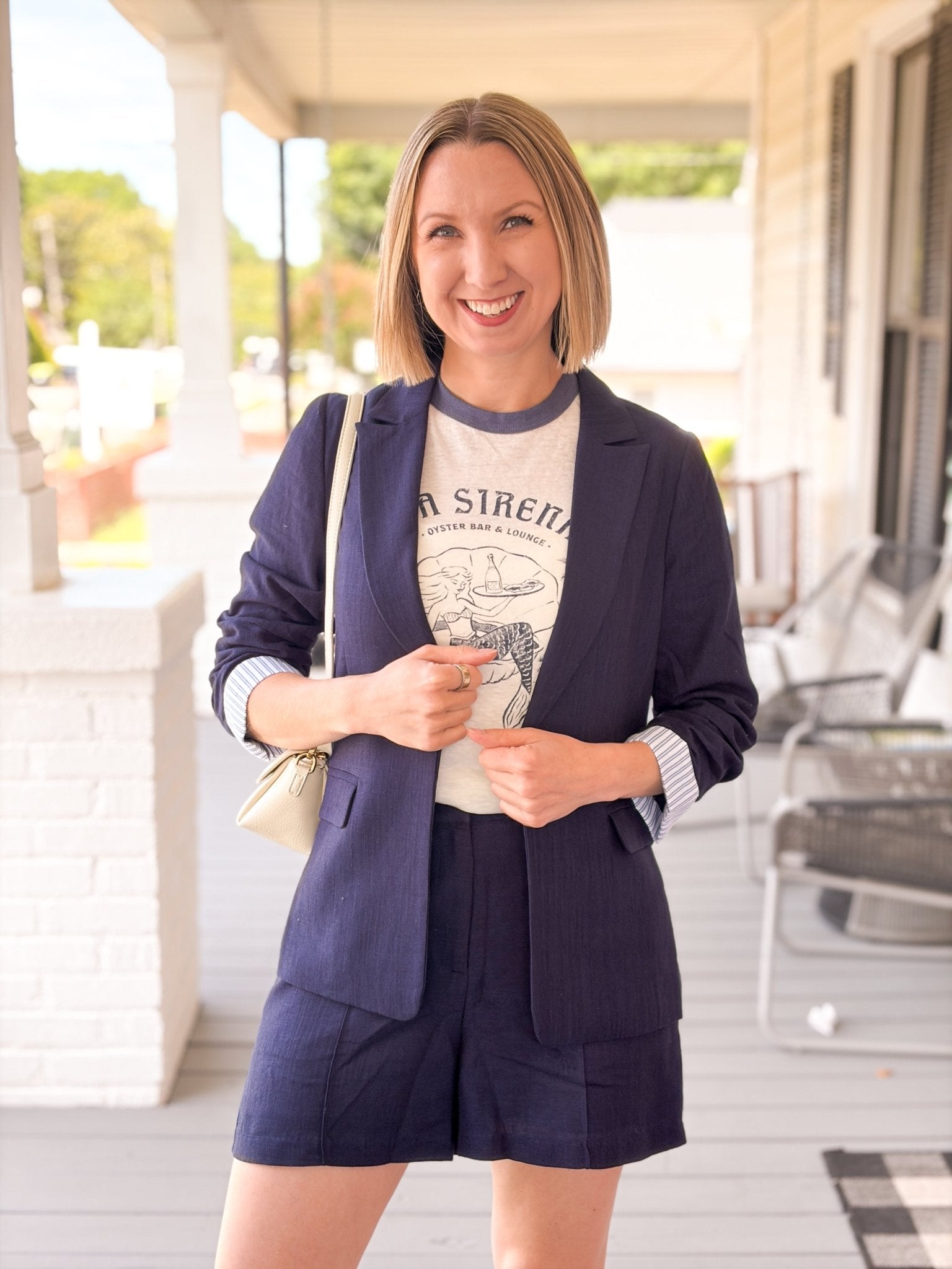 Rose & Lee Co Maya Jacket, Navy Jackets