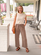 Rose & Lee Co Kit Pants, Pebble Coast by Z Supply Pants
