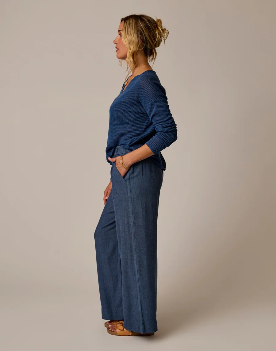 Rose & Lee Co Nico Pants, Captain Chambray Pants