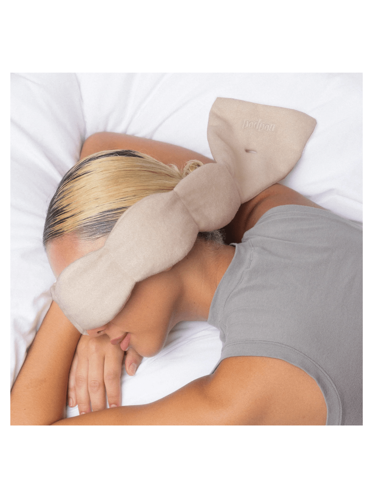 Rose & Lee Co Weighted Sleep Mask, Latte Home & Gifts
