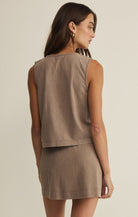 Rose & Lee Co Noelle Top, Perfectly Taupe by Z Supply Tanks