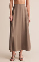 Moonlight Satin Midi Skirt