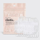 Rose & Lee Co No Snag Elastic 100pc, Clear Hair