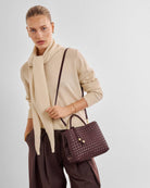 Rose & Lee Co Nova Woven Top Handle Bag, Cherry Mixed Bags