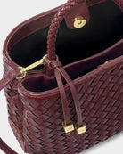 Rose & Lee Co Nova Woven Top Handle Bag, Cherry Mixed Bags