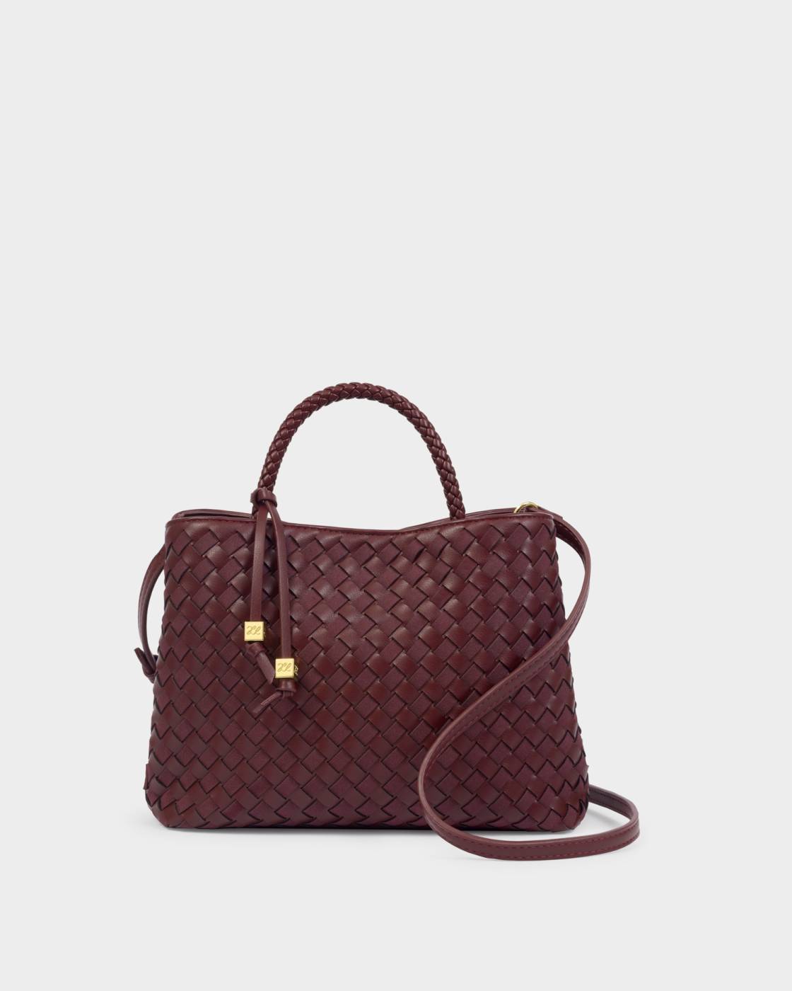 Rose & Lee Co Nova Woven Top Handle Bag, Cherry Mixed Bags