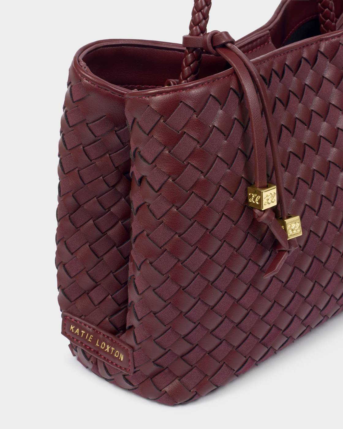 Rose & Lee Co Nova Woven Top Handle Bag, Cherry Mixed Bags