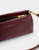 Rose & Lee Co Nova Woven Small Shoulder Bag, Cherry Bags