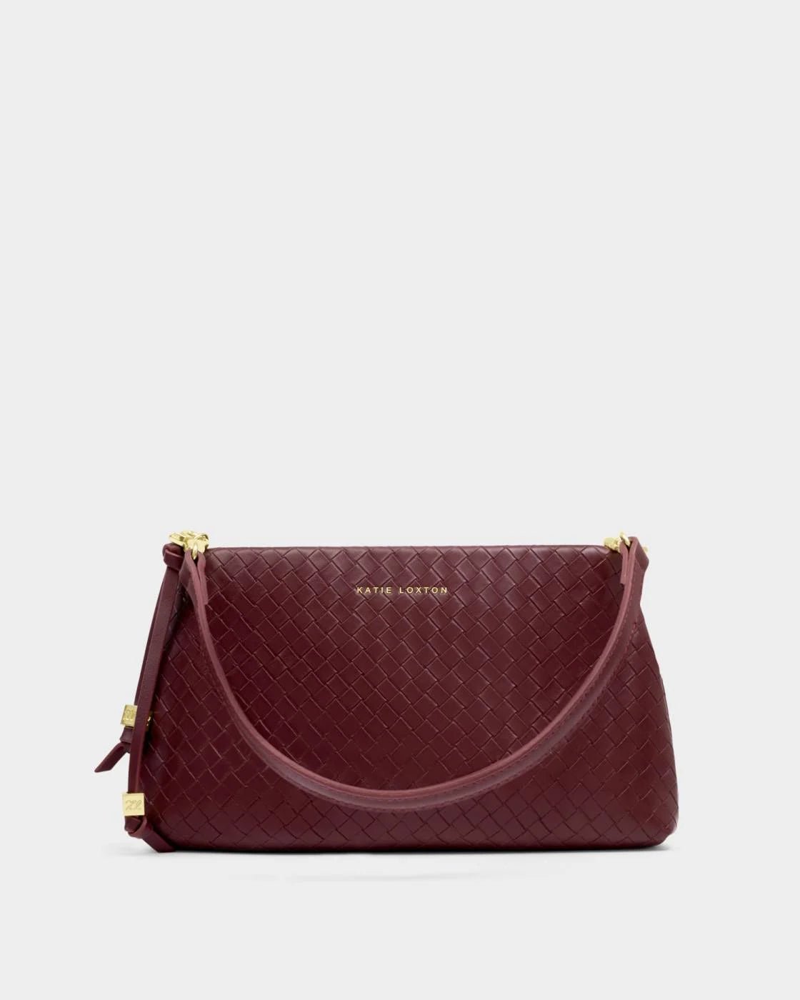 Rose & Lee Co Nova Woven Small Shoulder Bag, Cherry Bags