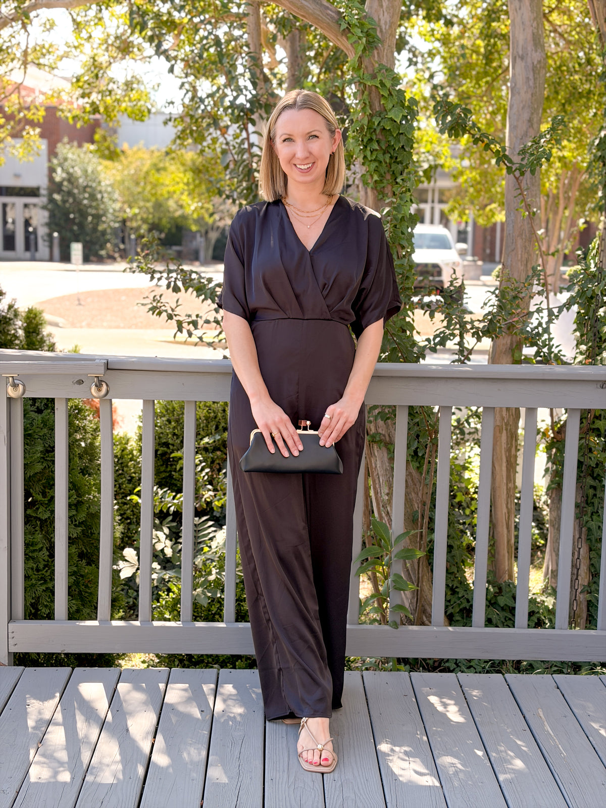 Rose & Lee Co Oaklynn Jumpsuit, Black Jumpsuit
