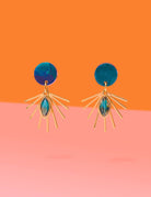 Blue Small Dangle Earrings