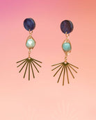 Rose & Lee Co Ofelia Three Tier Dangle Earrings Earrings
