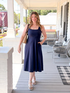 Rose & Lee Co Jewel Dress, Navy Casual Dresses
