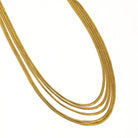 Rose & Lee Co Parie Layered Chain Necklace, 18k Gold Necklaces