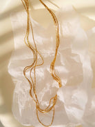Gold Multi Strand Necklace