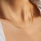 Gold Multi Strand Necklace