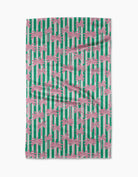 Palm Tree Stripe Printed Kitchen Tea Towel