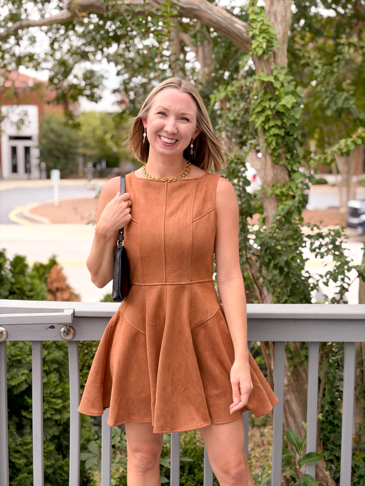 Rose & Lee Co Parkway Dress, Copper Casual Dresses