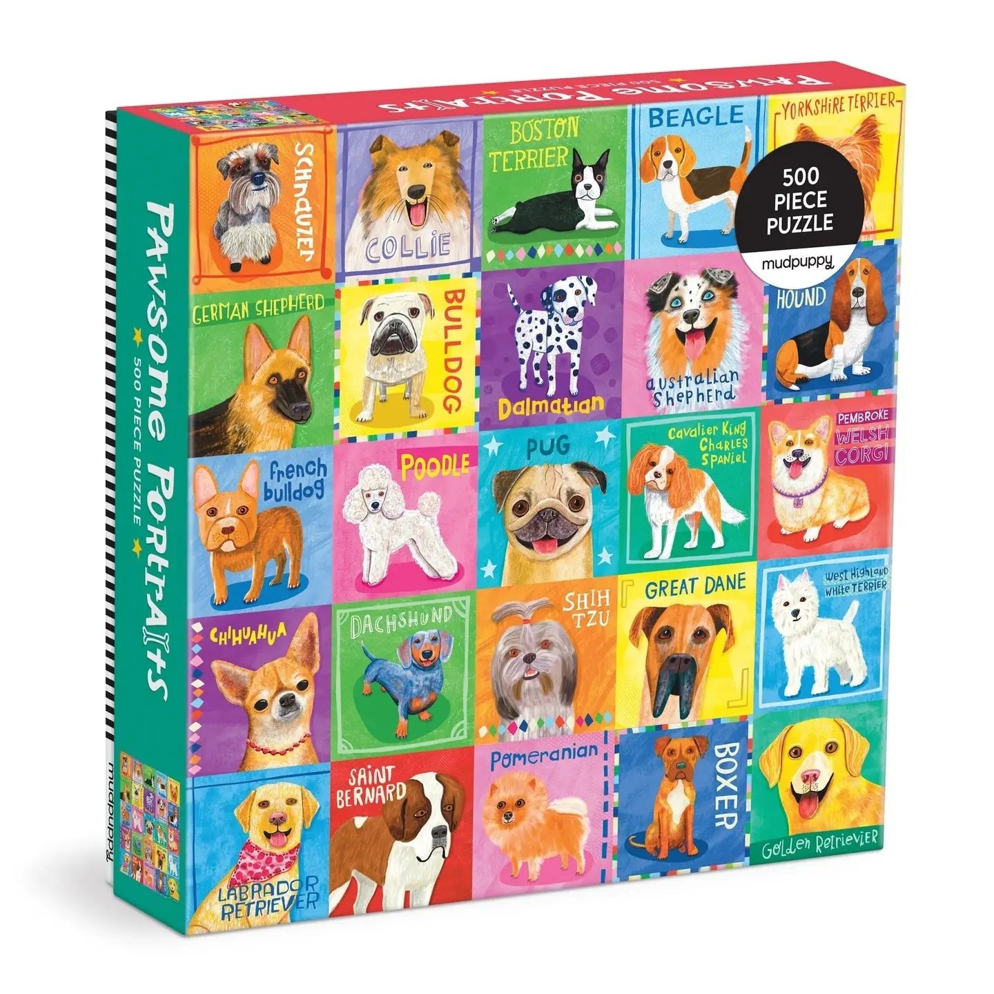 Rose & Lee Co 500 Piece Puzzle, Pawsome Portraits Home & Gifts