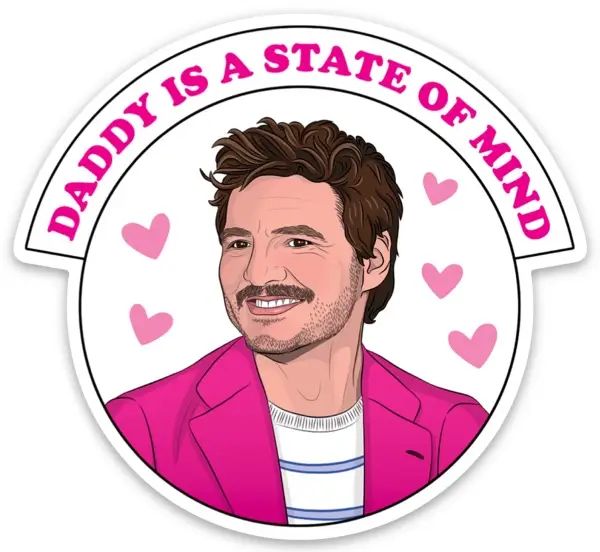 Rose & Lee Co Pedro Pascal Daddy Sticker Stationary