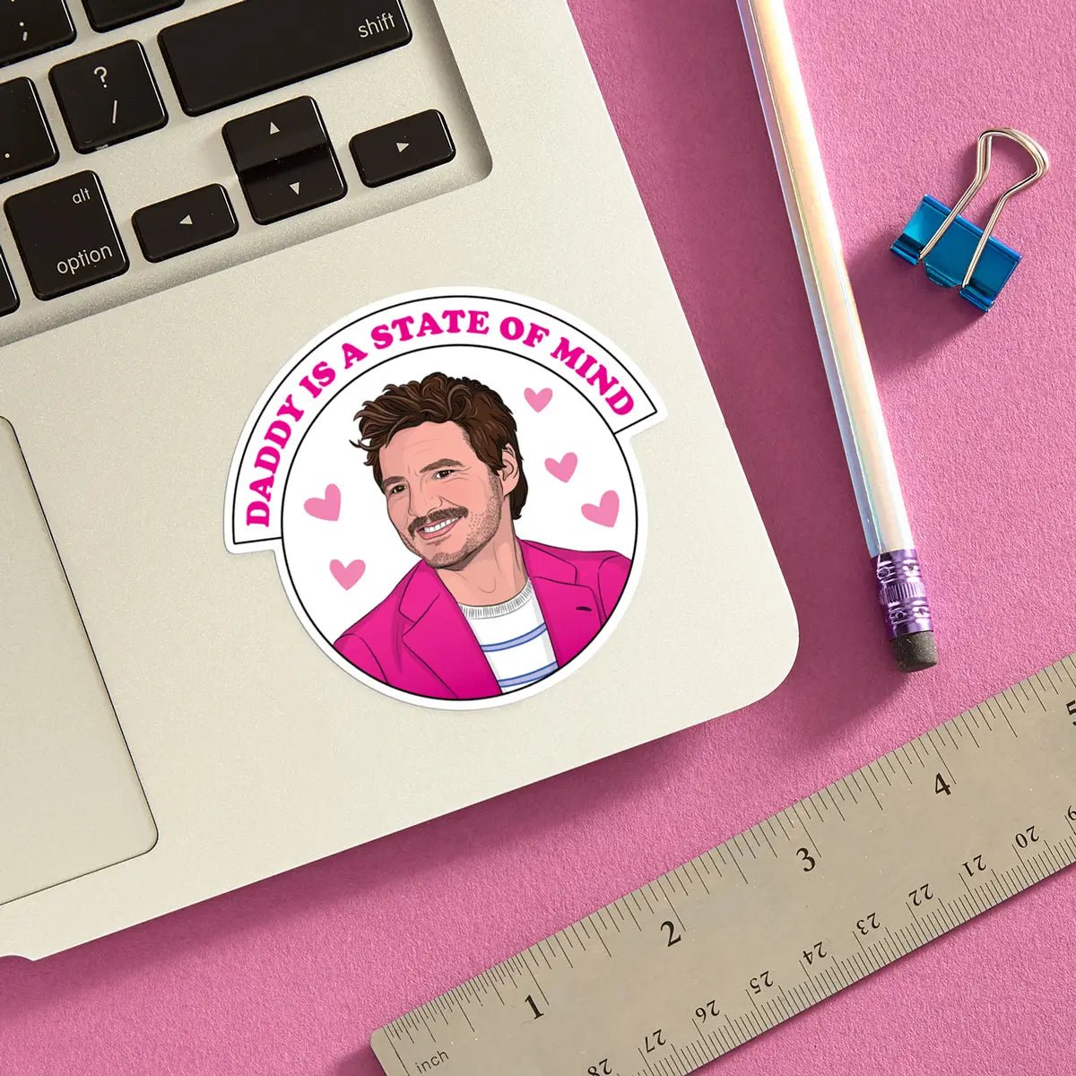 Rose & Lee Co Pedro Pascal Daddy Sticker Stationary