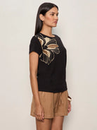 Rose & Lee Co Perfect Top, Lotus by Sanctuary short sleeve
