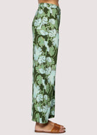 Rose & Lee Co Petal Grove Pants, Green/Multi Pants