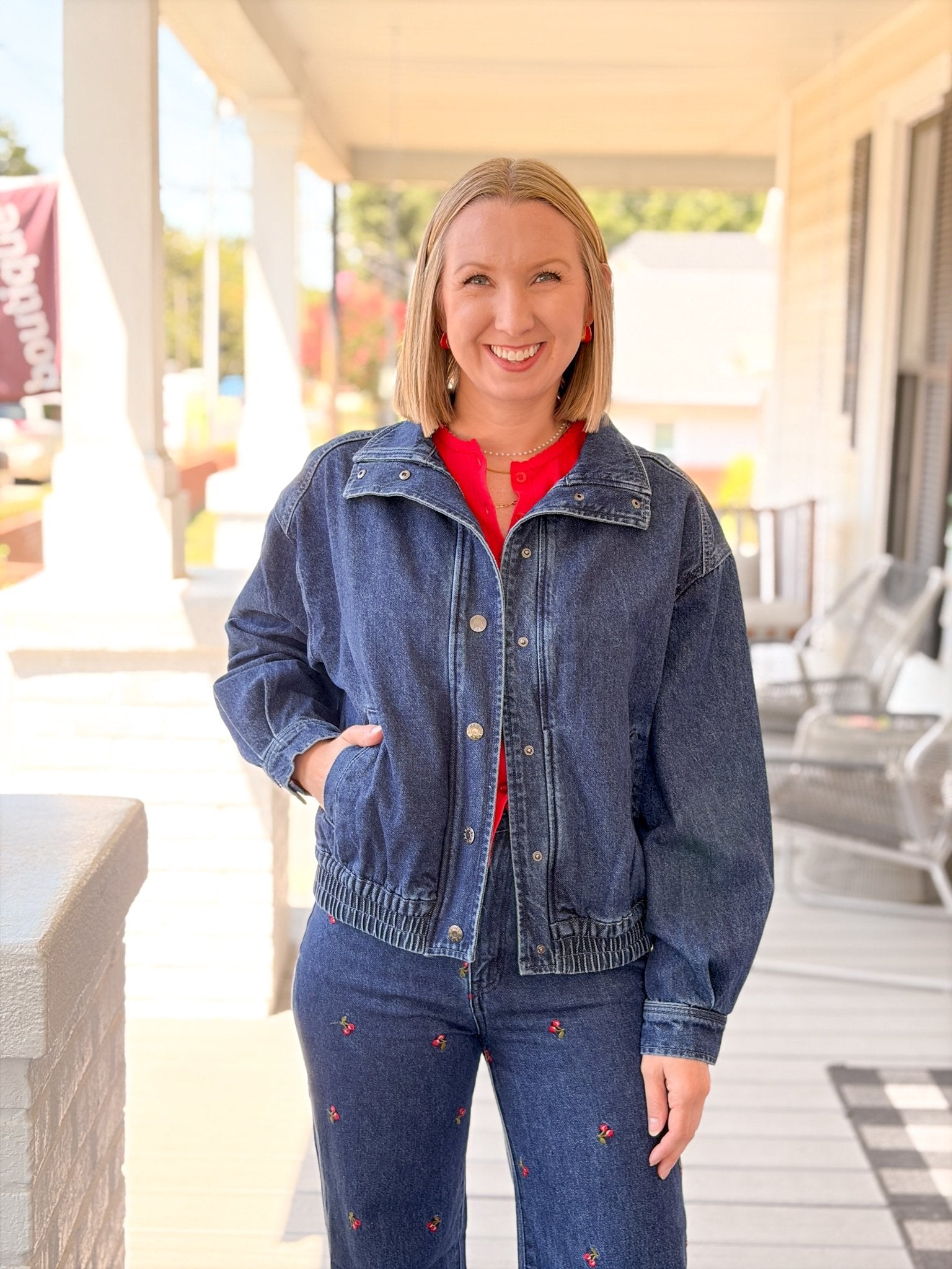 Rose & Lee Co Phantom Denim Jacket, Rush Jackets